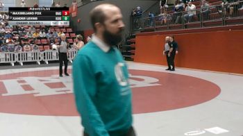 215 lbs Champ. Round 1 - Maximiliano Fox, Brentwood Academy vs Xander Levins, Knoxville Catholic High School