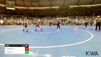 66 lbs Round Of 16 - Caleb Foshee, Broken Arrow Wrestling Club vs Jason Rhea Petrie, Chandler Takedown Club