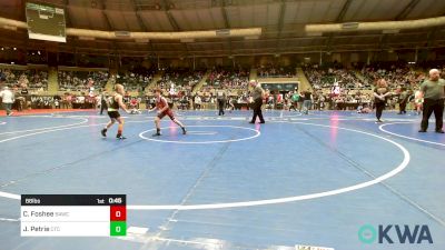 66 lbs Round Of 16 - Caleb Foshee, Broken Arrow Wrestling Club vs Jason Rhea Petrie, Chandler Takedown Club