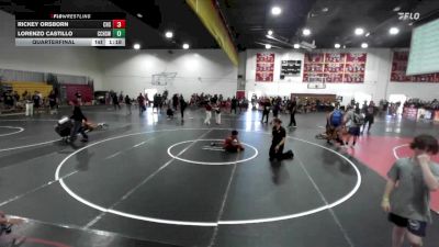 113 lbs Quarterfinal - Lorenzo Castillo, Calvary Chapel High School Wre vs Rickey Orsborn, Chaparral High School