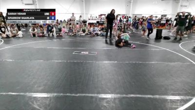 118 lbs Round 2 (3 Team) - Sparrow Sgarlata, AR-15 vs Sarah Vehar, Level Up Wrestling Center