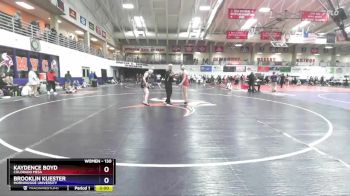 130 lbs Cons. Round 1 - Kaydence Boyd, Colorado Mesa vs Brooklin Kuester, Morningside University