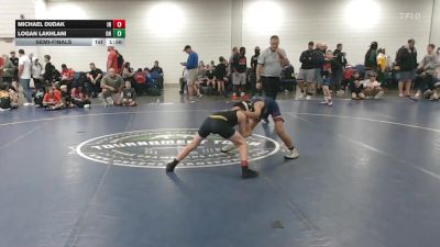 85 lbs Semifinal - Michael Dudak, IN vs Logan Lakhlani, OH