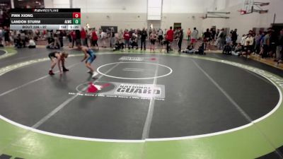 97 lbs Cons. Quarters - Landon Sturm, Albert Lea Wrestling Club vs Finn Xiong