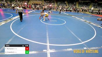 101 lbs Round Of 32 - Trenton Richwine, South Central Punisher Wrestling Club vs Quincey Crawford, BullTrained