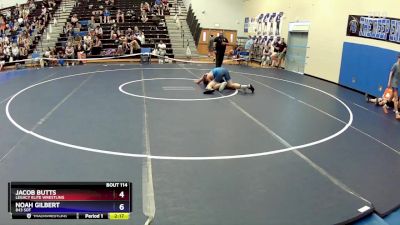 150 lbs Round 2 - Noah Gilbert, 843 SOT vs Jacob Butts, Legacy Elite Wrestling