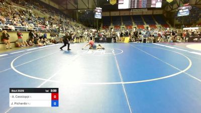 120 lbs Rnd Of 32 - Angelina Cassioppi, IL vs Jada Pichardo, NJ