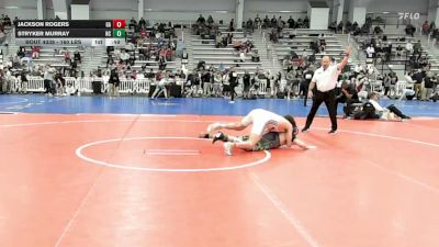 160 lbs Consi Of 64 #2 - Jackson Rogers, GA vs Stryker Murray, NC