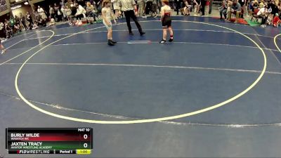 92 lbs Champ. Round 1 - Jaxten Tracy, Aviator Wrestling Academy vs Burly Wilde, Wasatch WC