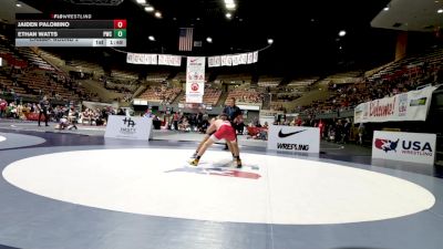 Cadet Boys Lower - 132 lbs Champ. Round 3 - Ethan Watts, PRIDE Wrestling Club vs Jaiden Palomino