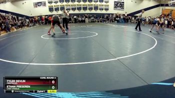 120 lbs Cons. Round 2 - Tyler Devlin, Crestwood vs Ethan Preseren, Lake Catholic