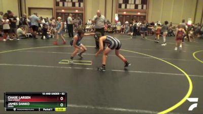 82 lbs Cons. Round 2 - Chase Larsen, Yale Street vs James Danko, SHWA