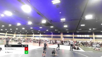 98 lbs Quarterfinal - Mercer Hamilton, Mat Demon WC vs Keenan Paz, Gold Rush Wr Ac