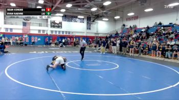 197 lbs Finals (2 Team) - Evan Saevre, Lakeland vs Sean Cowan, Ursinus