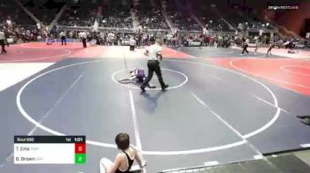 85 lbs Quarterfinal - Trenton Enis, Thermopolis WC vs Giovanni Brown, Gering WC