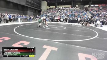 6A-165 lbs Cons. Semi - Chase Calhoon, Topeka-Washburn Rural vs Jackson Matchell, Shawnee Mission South