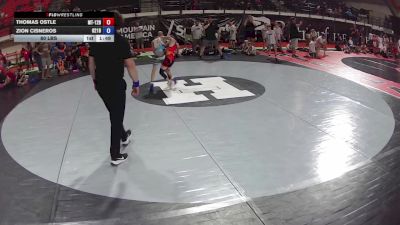 80 lbs Thomas Ostle, Montana 12U Boys vs Zion Cisneros, Oregon 2 12U Boys