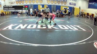 113 lbs Round 5 (8 Team) - Julius Wood, Funky Monkey vs Azriel Roberts, Longwood WC