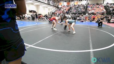 138 lbs Consi Of 4 - Lynly Flud, Checotah Matcats vs Piper Perkins, Caney Valley Wrestling