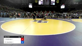 94 lbs Quarters - Justice Gutierrez, CO vs Khyla Lipumano, AZ