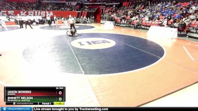 1A 144 lbs Cons. Round 2 - Jason Bowers, Dakota vs Emmett Nelson, Richmond (R.-Burton)