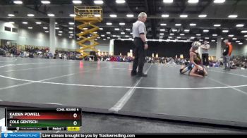 113 lbs Cons. Round 6 - Kaiden Powell, KS vs Cole Gentsch, IL