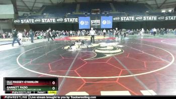 74 lbs Cons. Round 3 - Ole Massey-O`Hanlon, NWWC vs Garrett Fazio, Gig Harbor Grizzlies Wrestling Club
