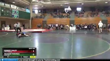 182 lbs Quarterfinal - Richard Inzunza, Eastlake vs Robert Maley, San Clemente