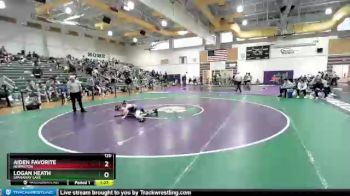 120 lbs Quarterfinal - Logan Heath, Spanaway Lake vs Aiden Favorite, Hermiston