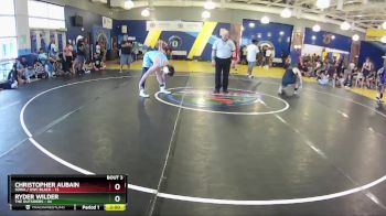 190 lbs Round 1 (8 Team) - Christopher Aubain, SOWA / HWC BLACK vs Ryder Wilder, The Outsiders