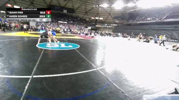 Boys 3A 138 lbs Cons. Round 3 - Isaiah Ives, Shelton vs Kaden Soares, Sedro-Woolley