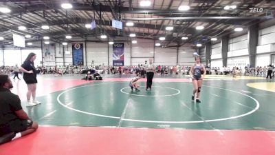 107 lbs Rr Rnd 1 - December Johnson, Evil Empire Blue vs Ava Castleman, CKWA