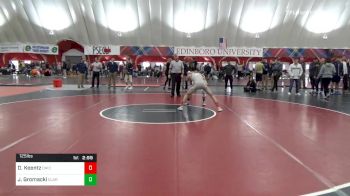 125 lbs Quarterfinal - Dylan Koontz, Ohio State vs Jake Gromacki, Clarion