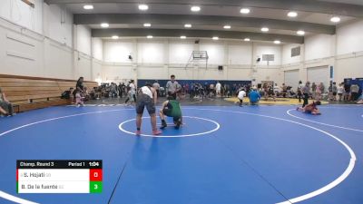 215 lbs Champ. Round 3 - Sina Hojati, Granite Bay vs Blake De La Fuente, Ground Creatures