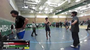 190 lbs Champ. Round 3 - Dylan Natceli, Chaparral vs Antonio Macias, Birmingham