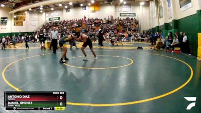 195 lbs Cons. Round 2 - Antonio Diaz, Tustin vs Daniel Jimenez, Sunny Hills