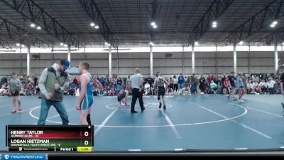 125 lbs Round 2 (4 Team) - Henry Taylor, Hammer Heads vs Logan Hietzman, Grangeville Youth Wrestling