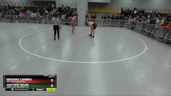 190 lbs Champ. Round 2 - Matthew Rojas, Wrestling University-FL vs Anthony Cambria, Izzy Style Wrestling