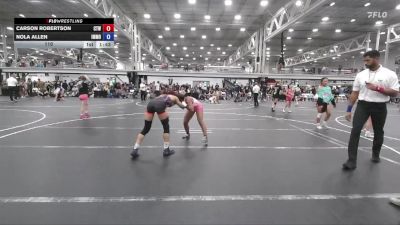 110 lbs Round 2 - Carson Robertson, CTWHALE vs Nola Allen, Immortals