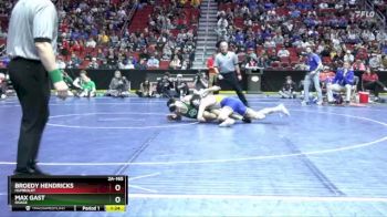 2A-165 lbs Semifinal - Max Gast, Osage vs Broedy Hendricks, Humboldt