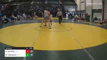 220 lbs Prelims - Mason Newland, North Platte High School vs Morgan Collingham, York High School