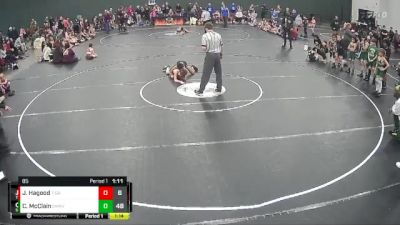 85 lbs Round 1 (4 Team) - Calvin McClain, Summerville vs Jeremiah Hagood, Team Tiger