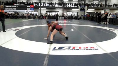132 lbs Round Of 16 - Haley Proulx, Burnt Hills/Scotia/Ballston Spa vs Nevaeh Bayer, Shaker