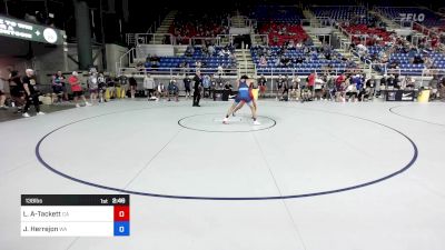 138 lbs Cons 64 #1 - Luie Acosta-Tackett, CA vs Jorge Herrejon, WA