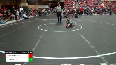 49 lbs Semifinal - Hagan Wolfenberger, Keystone Kids Wrestling Club vs Carter Shartzer, Abilene Kids Wrestling