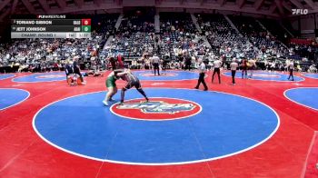 3A-285 lbs Champ. Round 1 - Jett Johnson, Adairsville vs Toriano Gibson, Baldwin