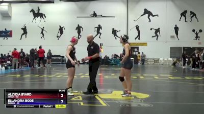 155.0 Round 1 (16 Team) - Skylah Chakouian, Elmira vs Erika Novak, Hiram