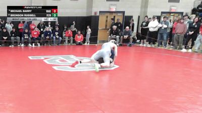 126 lbs Consi Of 8 #2 - Michael Barry, Wakefield vs Bronson Russell, Plymouth North