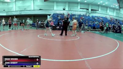 126 lbs Quarterfinal - Noah Woods, IL vs John Sheehy, IL