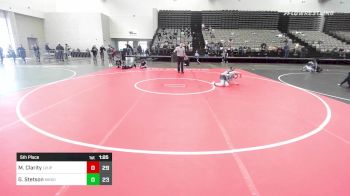 97 lbs 5th Place - Matthew Clarity, Level Up ES vs Gabel Stetson, Minion Green